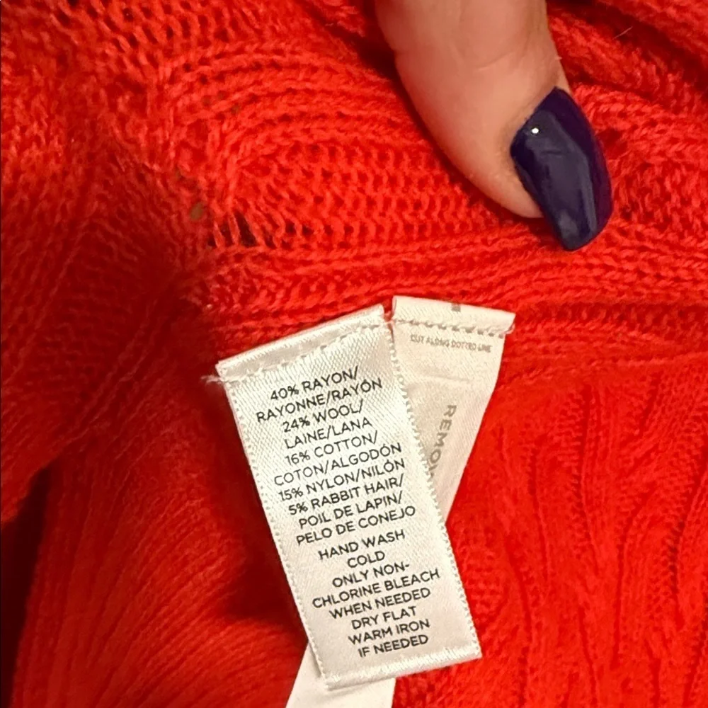 LOFT Vibrant orange Women's Cardigan